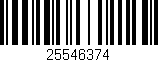 Código de barras (EAN, GTIN, SKU, ISBN): '25546374'