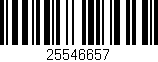 Código de barras (EAN, GTIN, SKU, ISBN): '25546657'