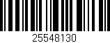 Código de barras (EAN, GTIN, SKU, ISBN): '25548130'