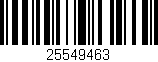 Código de barras (EAN, GTIN, SKU, ISBN): '25549463'