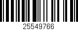 Código de barras (EAN, GTIN, SKU, ISBN): '25549766'