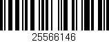 Código de barras (EAN, GTIN, SKU, ISBN): '25566146'