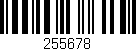 Código de barras (EAN, GTIN, SKU, ISBN): '255678'