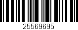 Código de barras (EAN, GTIN, SKU, ISBN): '25569695'