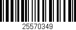 Código de barras (EAN, GTIN, SKU, ISBN): '25570349'