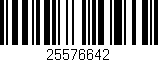 Código de barras (EAN, GTIN, SKU, ISBN): '25576642'