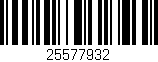 Código de barras (EAN, GTIN, SKU, ISBN): '25577932'