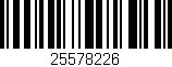 Código de barras (EAN, GTIN, SKU, ISBN): '25578226'