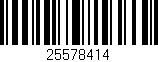 Código de barras (EAN, GTIN, SKU, ISBN): '25578414'