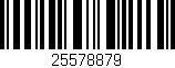 Código de barras (EAN, GTIN, SKU, ISBN): '25578879'