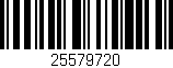 Código de barras (EAN, GTIN, SKU, ISBN): '25579720'
