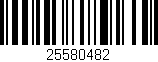Código de barras (EAN, GTIN, SKU, ISBN): '25580482'