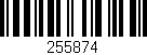 Código de barras (EAN, GTIN, SKU, ISBN): '255874'