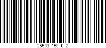 Código de barras (EAN, GTIN, SKU, ISBN): '25588_158_0_2'