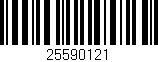 Código de barras (EAN, GTIN, SKU, ISBN): '25590121'