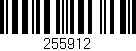 Código de barras (EAN, GTIN, SKU, ISBN): '255912'