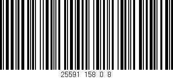 Código de barras (EAN, GTIN, SKU, ISBN): '25591_158_0_8'