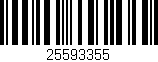 Código de barras (EAN, GTIN, SKU, ISBN): '25593355'