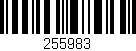 Código de barras (EAN, GTIN, SKU, ISBN): '255983'