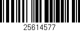 Código de barras (EAN, GTIN, SKU, ISBN): '25614577'