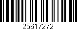Código de barras (EAN, GTIN, SKU, ISBN): '25617272'