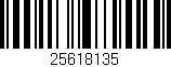 Código de barras (EAN, GTIN, SKU, ISBN): '25618135'
