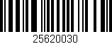 Código de barras (EAN, GTIN, SKU, ISBN): '25620030'