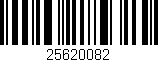 Código de barras (EAN, GTIN, SKU, ISBN): '25620082'