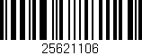 Código de barras (EAN, GTIN, SKU, ISBN): '25621106'