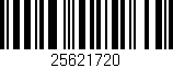 Código de barras (EAN, GTIN, SKU, ISBN): '25621720'
