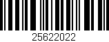 Código de barras (EAN, GTIN, SKU, ISBN): '25622022'