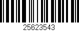Código de barras (EAN, GTIN, SKU, ISBN): '25623543'