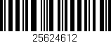 Código de barras (EAN, GTIN, SKU, ISBN): '25624612'