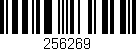 Código de barras (EAN, GTIN, SKU, ISBN): '256269'