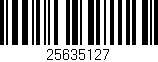 Código de barras (EAN, GTIN, SKU, ISBN): '25635127'
