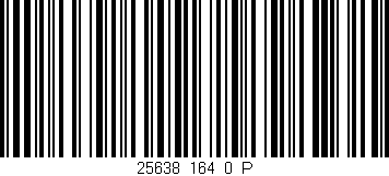 Código de barras (EAN, GTIN, SKU, ISBN): '25638_164_0_P'