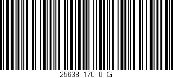 Código de barras (EAN, GTIN, SKU, ISBN): '25638_170_0_G'