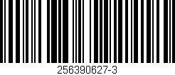 Código de barras (EAN, GTIN, SKU, ISBN): '256390627-3'