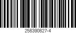Código de barras (EAN, GTIN, SKU, ISBN): '256390627-4'