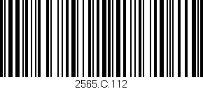 Código de barras (EAN, GTIN, SKU, ISBN): '2565.C.112'