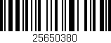 Código de barras (EAN, GTIN, SKU, ISBN): '25650380'