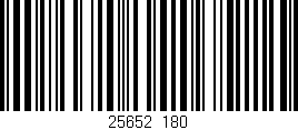 Código de barras (EAN, GTIN, SKU, ISBN): '25652/180'