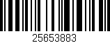 Código de barras (EAN, GTIN, SKU, ISBN): '25653883'