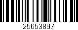 Código de barras (EAN, GTIN, SKU, ISBN): '25653897'