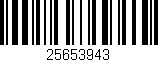 Código de barras (EAN, GTIN, SKU, ISBN): '25653943'