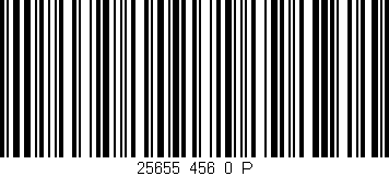 Código de barras (EAN, GTIN, SKU, ISBN): '25655_456_0_P'