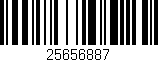 Código de barras (EAN, GTIN, SKU, ISBN): '25656887'