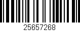 Código de barras (EAN, GTIN, SKU, ISBN): '25657268'