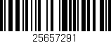 Código de barras (EAN, GTIN, SKU, ISBN): '25657291'
