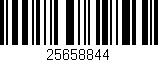 Código de barras (EAN, GTIN, SKU, ISBN): '25658844'